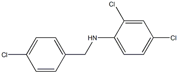 2,4-dichloro-N-[(4-chlorophenyl)methyl]aniline