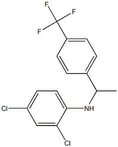 2,4-dichloro-N-{1-[4-(trifluoromethyl)phenyl]ethyl}aniline