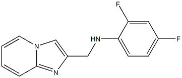 2,4-difluoro-N-{imidazo[1,2-a]pyridin-2-ylmethyl}aniline Structure