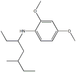  2,4-dimethoxy-N-(5-methylheptan-3-yl)aniline