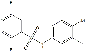 2,5-dibromo-N-(4-bromo-3-methylphenyl)benzene-1-sulfonamide|