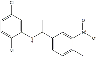  2,5-dichloro-N-[1-(4-methyl-3-nitrophenyl)ethyl]aniline