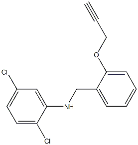 2,5-dichloro-N-{[2-(prop-2-yn-1-yloxy)phenyl]methyl}aniline