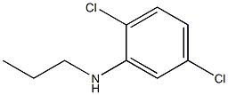 2,5-dichloro-N-propylaniline 结构式