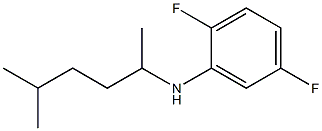 2,5-difluoro-N-(5-methylhexan-2-yl)aniline 结构式