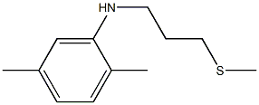  2,5-dimethyl-N-[3-(methylsulfanyl)propyl]aniline