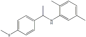 2,5-dimethyl-N-{1-[4-(methylsulfanyl)phenyl]ethyl}aniline