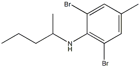 2,6-dibromo-4-methyl-N-(pentan-2-yl)aniline