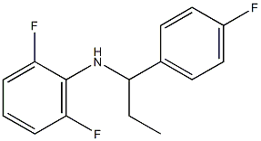 2,6-difluoro-N-[1-(4-fluorophenyl)propyl]aniline