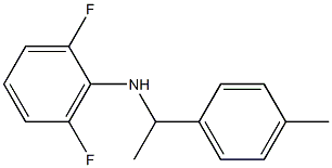 2,6-difluoro-N-[1-(4-methylphenyl)ethyl]aniline Structure