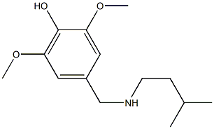 2,6-dimethoxy-4-{[(3-methylbutyl)amino]methyl}phenol