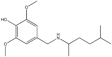 2,6-dimethoxy-4-{[(5-methylhexan-2-yl)amino]methyl}phenol