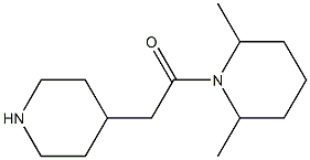 2,6-dimethyl-1-(piperidin-4-ylacetyl)piperidine