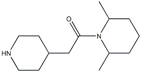 2,6-dimethyl-1-(piperidin-4-ylacetyl)piperidine|