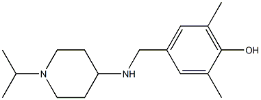  2,6-dimethyl-4-({[1-(propan-2-yl)piperidin-4-yl]amino}methyl)phenol