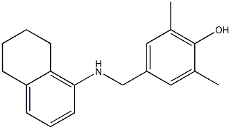 2,6-dimethyl-4-[(5,6,7,8-tetrahydronaphthalen-1-ylamino)methyl]phenol