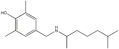 2,6-dimethyl-4-{[(6-methylheptan-2-yl)amino]methyl}phenol