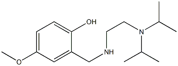 2-[({2-[bis(propan-2-yl)amino]ethyl}amino)methyl]-4-methoxyphenol Structure