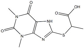 2-[(1,3-dimethyl-2,6-dioxo-2,3,6,7-tetrahydro-1H-purin-8-yl)thio]propanoic acid