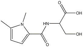 2-[(1,5-dimethyl-1H-pyrrol-2-yl)formamido]-3-hydroxypropanoic acid