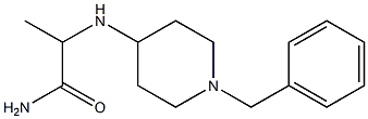 2-[(1-benzylpiperidin-4-yl)amino]propanamide Struktur