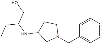 2-[(1-benzylpyrrolidin-3-yl)amino]butan-1-ol,,结构式