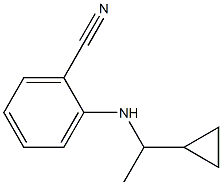 2-[(1-cyclopropylethyl)amino]benzonitrile Structure