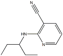 2-[(1-ethylpropyl)amino]nicotinonitrile 结构式