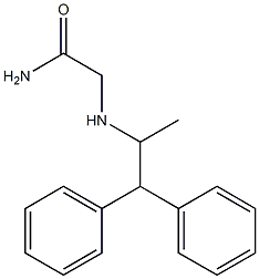 2-[(1-methyl-2,2-diphenylethyl)amino]acetamide