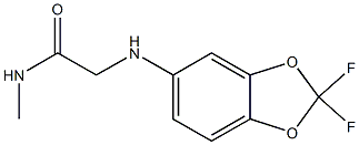 2-[(2,2-difluoro-2H-1,3-benzodioxol-5-yl)amino]-N-methylacetamide