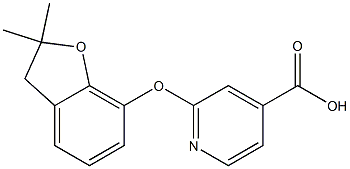 2-[(2,2-dimethyl-2,3-dihydro-1-benzofuran-7-yl)oxy]pyridine-4-carboxylic acid