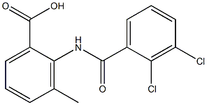 2-[(2,3-dichlorobenzene)amido]-3-methylbenzoic acid 化学構造式