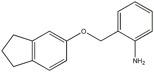 2-[(2,3-dihydro-1H-inden-5-yloxy)methyl]aniline