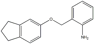  2-[(2,3-dihydro-1H-inden-5-yloxy)methyl]aniline