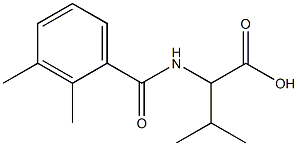 2-[(2,3-dimethylbenzoyl)amino]-3-methylbutanoic acid Structure