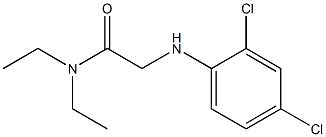 2-[(2,4-dichlorophenyl)amino]-N,N-diethylacetamide 化学構造式