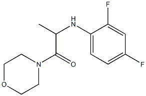 2-[(2,4-difluorophenyl)amino]-1-(morpholin-4-yl)propan-1-one