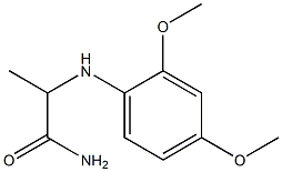 2-[(2,4-dimethoxyphenyl)amino]propanamide|