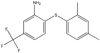 2-[(2,4-dimethylphenyl)sulfanyl]-5-(trifluoromethyl)aniline Structure