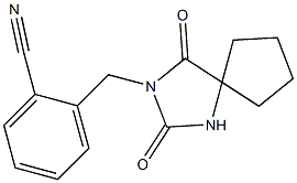 2-[(2,4-dioxo-1,3-diazaspiro[4.4]non-3-yl)methyl]benzonitrile|