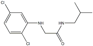 2-[(2,5-dichlorophenyl)amino]-N-(2-methylpropyl)acetamide|