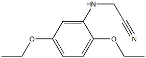 2-[(2,5-diethoxyphenyl)amino]acetonitrile Struktur