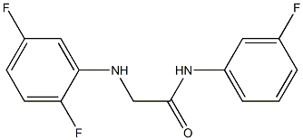 2-[(2,5-difluorophenyl)amino]-N-(3-fluorophenyl)acetamide
