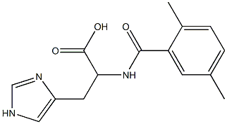 2-[(2,5-dimethylbenzoyl)amino]-3-(1H-imidazol-4-yl)propanoic acid
