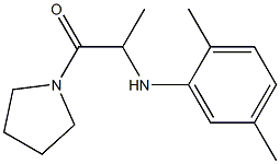 2-[(2,5-dimethylphenyl)amino]-1-(pyrrolidin-1-yl)propan-1-one