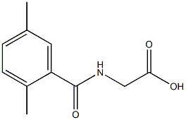 2-[(2,5-dimethylphenyl)formamido]acetic acid 化学構造式