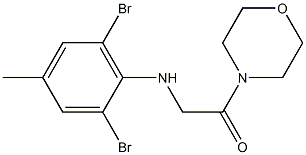 2-[(2,6-dibromo-4-methylphenyl)amino]-1-(morpholin-4-yl)ethan-1-one