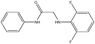 2-[(2,6-difluorophenyl)amino]-N-phenylacetamide 结构式