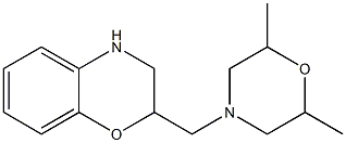 2-[(2,6-dimethylmorpholin-4-yl)methyl]-3,4-dihydro-2H-1,4-benzoxazine