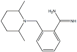  2-[(2,6-dimethylpiperidin-1-yl)methyl]benzenecarboximidamide